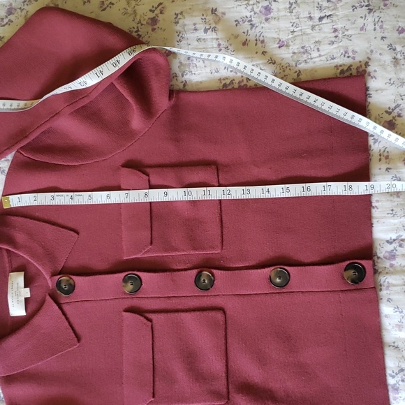 Sezane Betty Cardigan - Rosewood - S - Picture 13 of 13